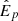 $ \hat{E}_p $