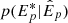 $ p(E_p^* | \hat{E}_p) $