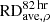 $ \mathrm{RD}_{\mathrm{ave},\rho}^{82\,\mathrm{hr}} $