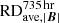 $ \mathrm{RD}_{\mathrm{ave},\left|\boldsymbol{B}\right|}^{735\,\mathrm{hr}} $