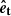 $ \boldsymbol{\hat{e}_{\mathrm{t}}} $
