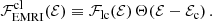 $$ \begin{aligned} \mathcal{F} ^\mathrm{cl} _{\rm EMRI}(\mathcal{E} ) \equiv \mathcal{F} _{\rm lc}(\mathcal{E} ) \, \Theta (\mathcal{E} -\mathcal{E} _{\rm c})\,. \end{aligned} $$