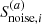 $ S_{\mathrm{noise}, i}^{(a)} $
