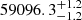 $ 59096.3^{+1.2}_{-1.2} $