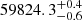 $ 59824.3^{+0.4}_{-0.6} $