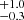 $ ^{+1.0}_{-0.3} $