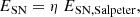 $$ \begin{aligned} E_{\rm SN} = \eta ~ E_{\rm SN,Salpeter}, \end{aligned} $$