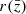 $ r(\bar{z}) $