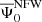 $ \overline{\Psi}^{\mathrm{NFW}}_0 $
