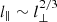 $ l_{\parallel}\sim l_{\perp}^{2/3} $