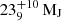 $ 23^{+10}_{9}\,\mathrm{M}_{\mathrm{J}} $