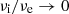 $ {\nu_{\rm{i}}}/{\nu_{\rm{e}}}\to 0 $
