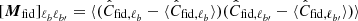 $ [\boldsymbol M_{\mathrm{fid}}]_{\ell_b \ell_{b{\prime}}} = \langle(\hat C_{\mathrm{fid,}\ell_b} - \langle \hat C_{\mathrm{fid,}\ell_b}\rangle) (\hat C_{\mathrm{fid,}\ell_{b{\prime}}} - \langle \hat C_{\mathrm{fid,}\ell_{b{\prime}}}\rangle)\rangle $