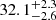 $ 32.1^{+2.3}_{-2.6} $