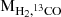 $ \rm M_{H_2,^{13}CO} $