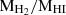 $ \rm M_{\mathrm{H_2}}/M_{\mathrm{HI}} $