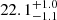 $ 22.1^{+1.0}_{-1.1} $