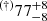 $ ^{(\dag)}77^{+8}_{-8} $