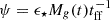 $ \psi = \epsilon_\star {M_g(t)}{t_{\mathrm{ff}}^{-1}} $