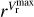 ${r^{V_{\rm{r}}^{\max }}}$