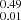 $ _{0.01}^{0.49} $