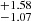 $ _{-1.07}^{+1.58} $