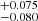 $ ^{+0.075}_{-0.080} $