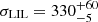 $ \sigma_{\mathrm{LIL}} = 330_{-5}^{+60} $