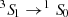 $ ^{3}{S\!}_{1} \rightarrow ^{1}{S\!}_{0} $
