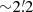 $ {\sim}2{{{\overset{\prime}{.}}}}2 $