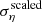 $ \sigma_{\eta}^{\mathrm{scaled}} $