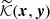 $ \widetilde{\mathcal{K}}(\boldsymbol{x},\boldsymbol{y}) $