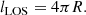 $$ \begin{aligned} l_{\rm LOS} = 4 \pi R. \end{aligned} $$