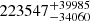 $ 223547_{-34060}^{+39985} $