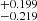 $ ^{+0.199}_{-0.219} $