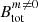 $ B^{m\neq 0}_{\mathrm{tot}} $