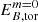 $ E_{B,\rm tor}^{m=0} $