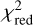 $\chi _{{\rm{red}}}^2$