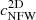 $ c_{\mathrm{NFW}}^{\mathrm{2D}} $