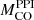 $ M_{\mathrm{CO}}^{\mathrm{PPI}} $