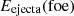 $ E_{\mathrm{ejecta}} (\rm foe) $