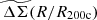$ \widetilde{\Delta\Sigma}({R}/{R_{\mathrm{200c}}}) $