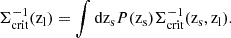 $$ \begin{aligned} \Sigma _{\mathrm{crit}}^{-1}(\mathrm{z_l}) = \int \mathrm{dz_s} P(\mathrm{z_s}) \Sigma _{\mathrm{crit}}^{-1}(\mathrm{z_s},\mathrm{z_l}). \end{aligned} $$