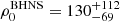 $ \rho_0^{\mathrm{BHNS}} = 130_{-69}^{+112} $