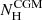 $ N_{\mathrm{H}}^{\mathrm{CGM}} $