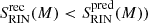 $ {S}_{\mathrm{RIN}}^{\mathrm{rec}}(M) < {S}_{\mathrm{RIN}}^{\mathrm{pred}}(M)) $