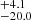 $ _{-20.0}^{+4.1} $