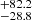 $ _{-28.8}^{+82.2} $