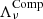 $ \Lambda_{\nu}^{\mathrm{Comp}} $