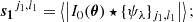 $$ \begin{aligned} \boldsymbol{s_1}^{j_1, l_1}&= \left\langle \left| I_0(\boldsymbol{\theta }) \star \{\psi _\lambda \}_{j_1,l_1} \right|\right\rangle ;\end{aligned} $$